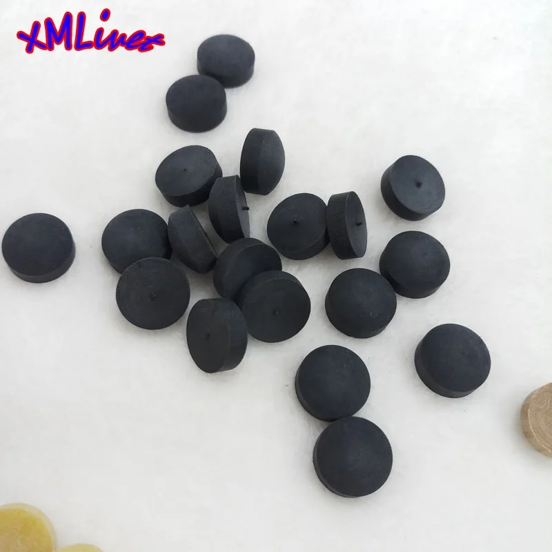 13mm/14mm colorful G10 jump and break tips blue/yellow/black/brown bakelite billiard cue tips wholesale