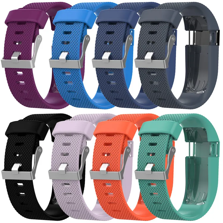 Best quality silicone smart watch strap  for Fitbit Charge HR bracelet with tool