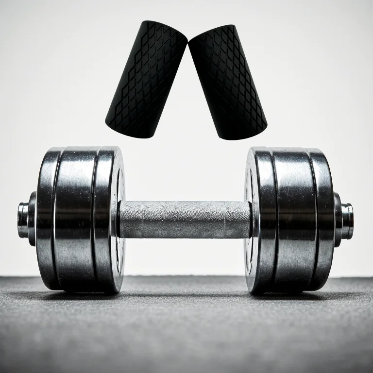 Silicone Barbell Dumbbell Protective Sleeves, Anti-Slip Weightlifting Rubber Covers for Gym Equipment