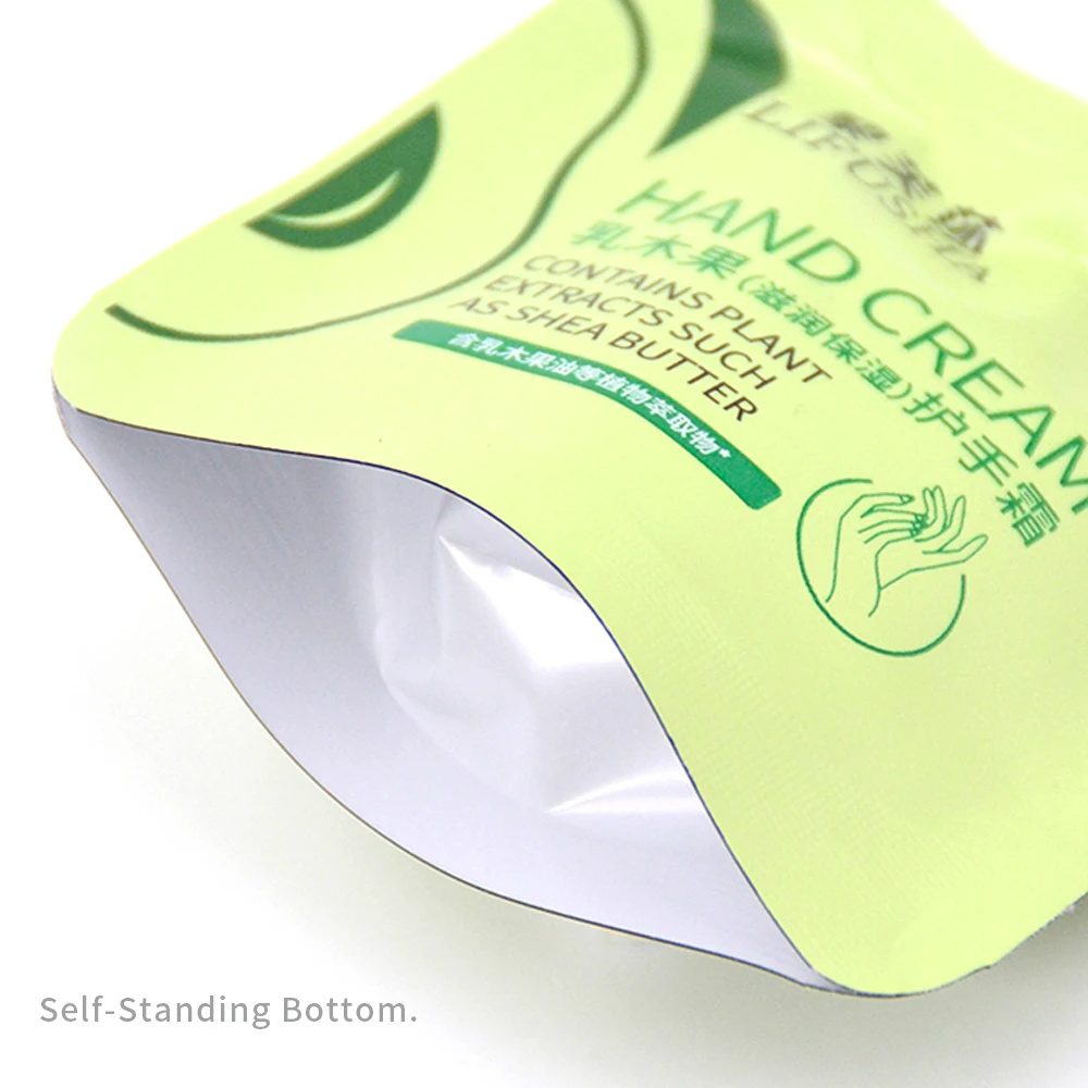 Heat Sealing Matte Refillable Suction Nozzle Pouch Mini BOPP PE Laminated Plastic Spouted Stand Up Pouch for Hand Cream