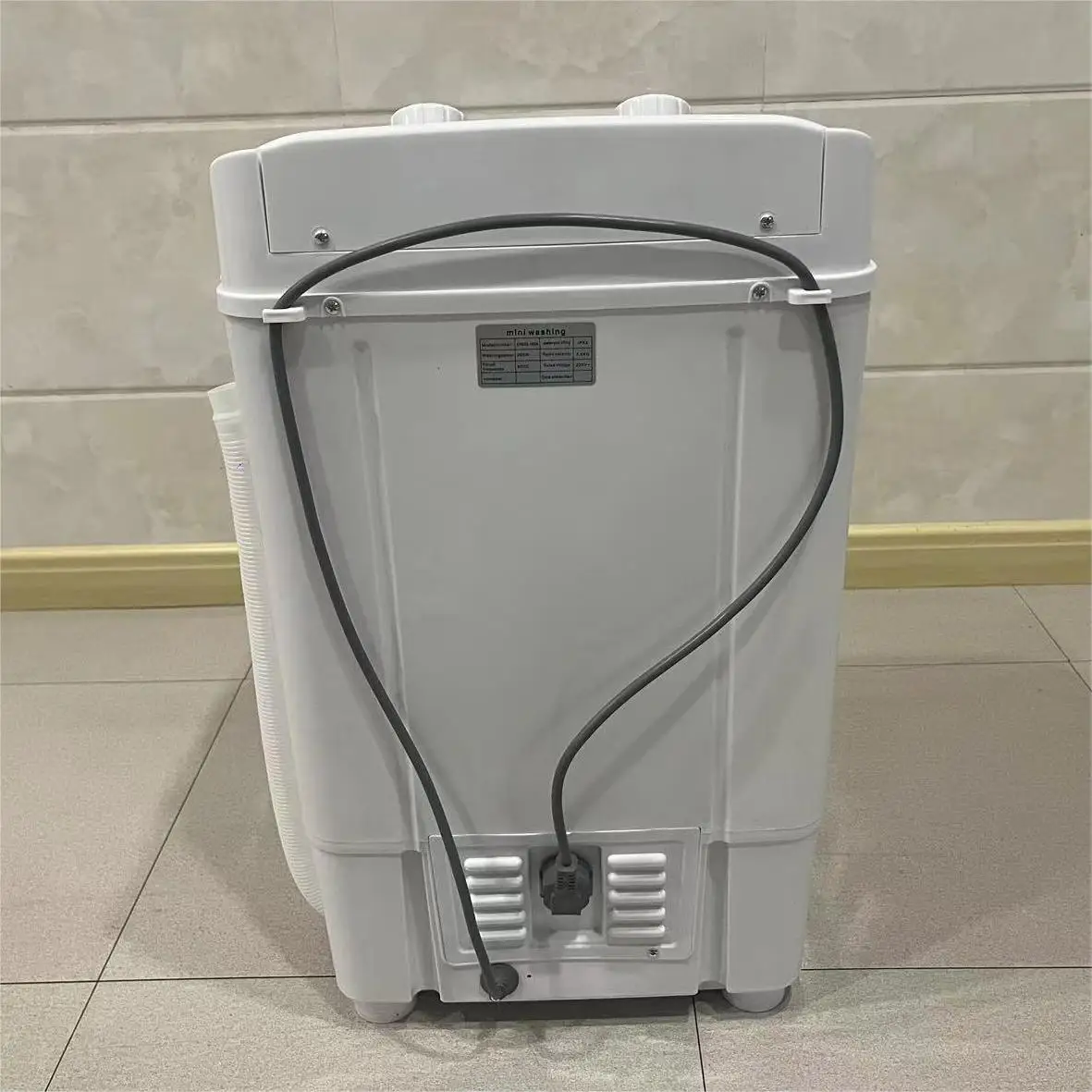 5-7KG Semi Automatic Single Tube Top Loader Mini Washing Machine With Dryer All-In-One Washer