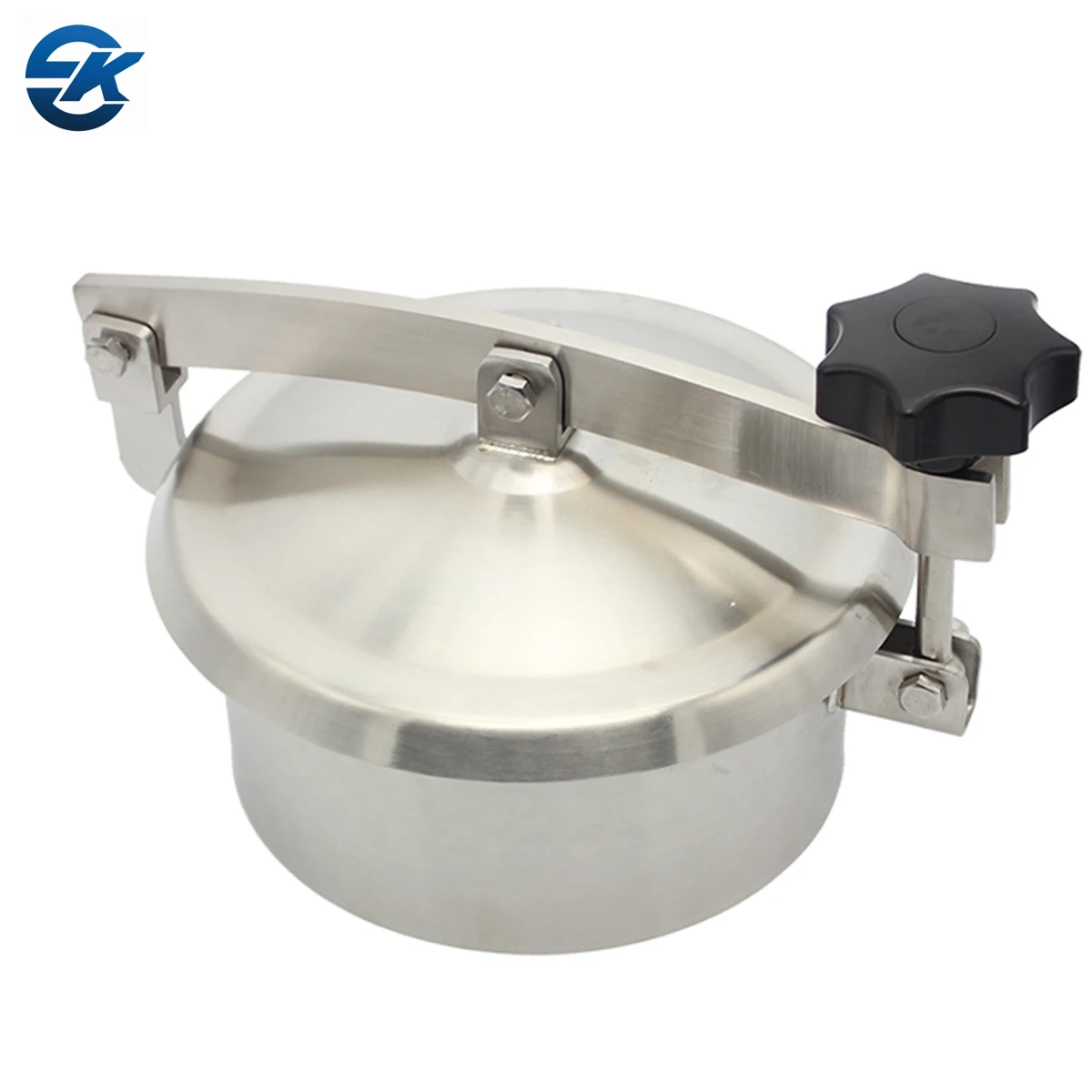 Food Grade Milk Oil Beer Non Pressure Stainless Steel 304 316L Manways Sanitary Round Tank Manhole Cover