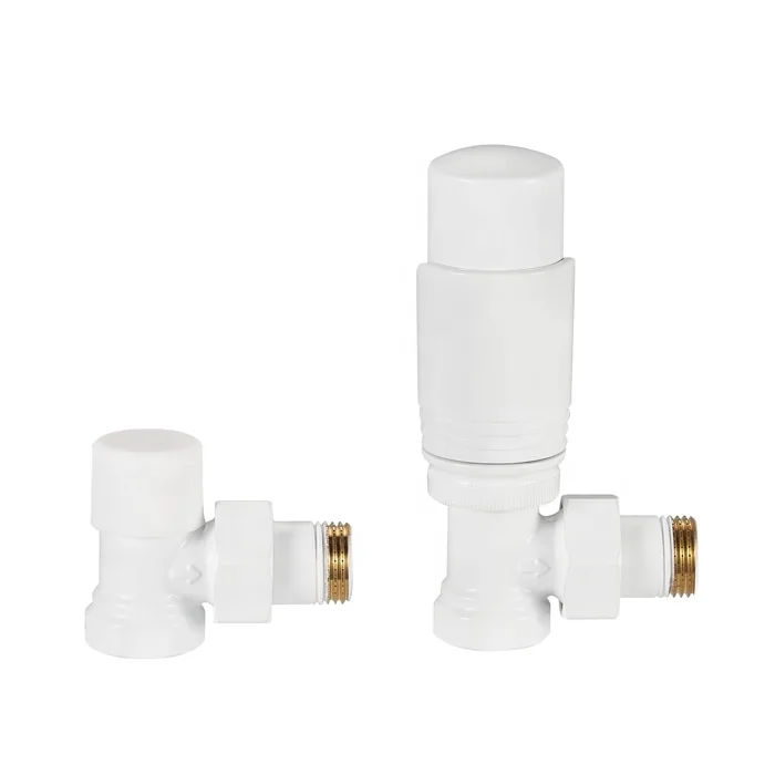 Deluxe Thermostatic radiator valve brass Angled  Valves for Heating radiator BJ12001-J