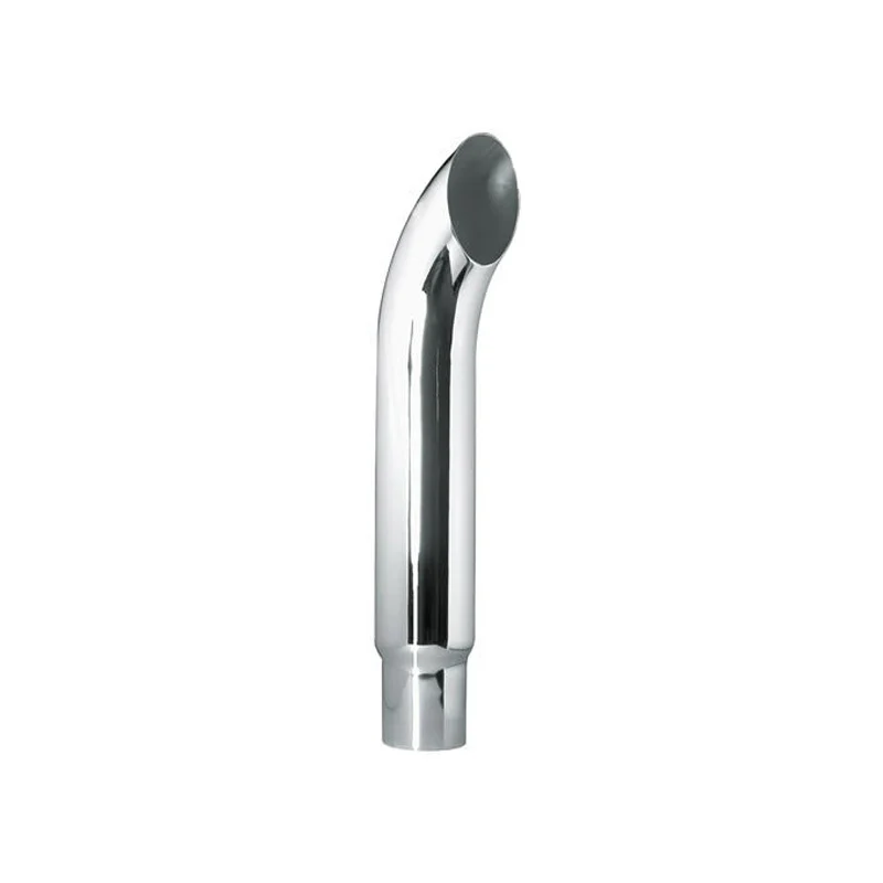Tractor Truck Chrome Exhaust Curved Pipe Stack