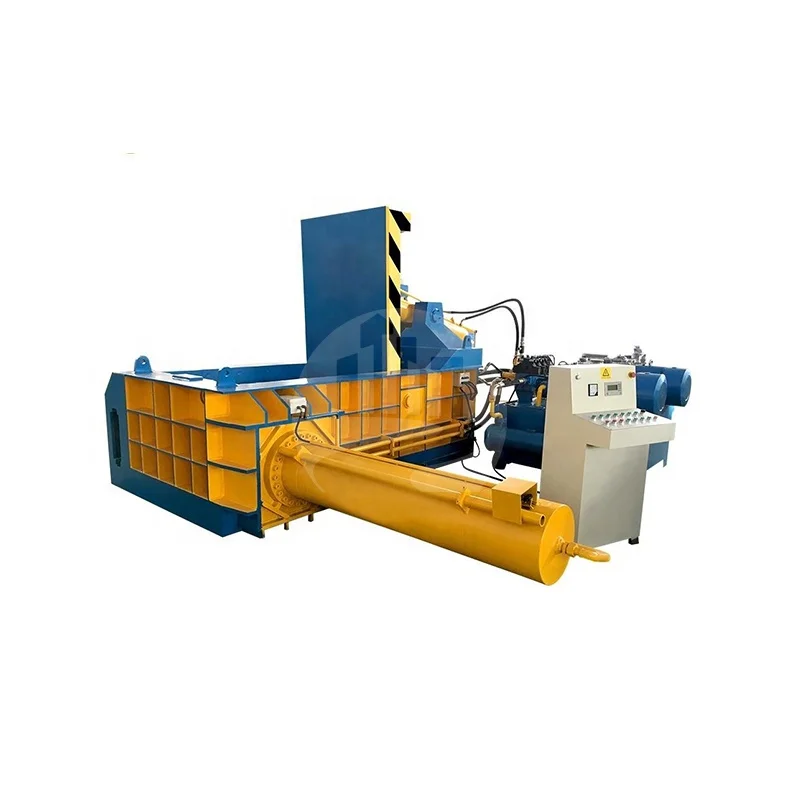 Horizontal Waste Car Hydraulic Scrap Metal Baler Machine Waste Aluminum Recycling Pressing Machine