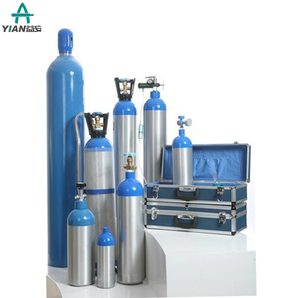 Green Yoke CGA 540 Valve Bull Nose Oxygen Inhaler With Oxygen Tube With Bullnose Brass Regulator With Oxygen Flow Meter