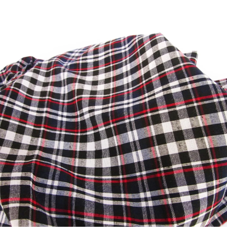 2024 Retro high waisted plaid skirt for women,comfortable  and slimming mid length skirt yarn dyed plaid  fabric