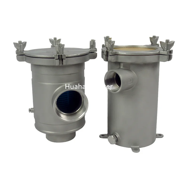 Factory Stainless Steel Sea Water Filter Housing Industry Highly Corrosion Resistant  Water Filter Strainer for Water Treatment