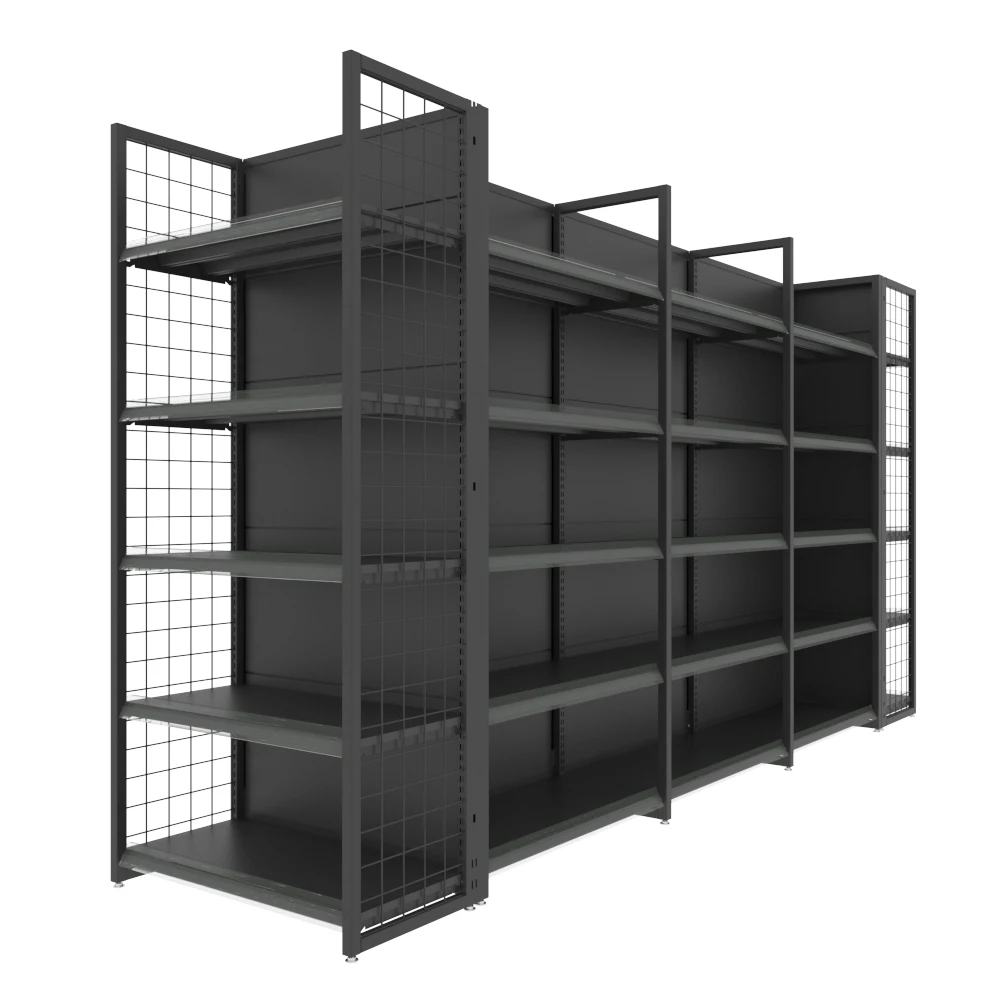 customized gandola shelves supermarkets shelving  rack heavy duty