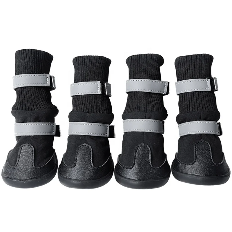 Autumn Winter Waterproof Warm Large Dog Non-slip Outer Soles Shoes