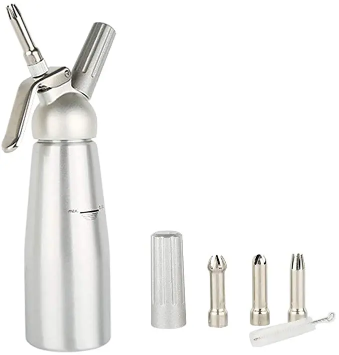 2021 Профессиональный алюминиевый дозатор для взбитого крема на заказ