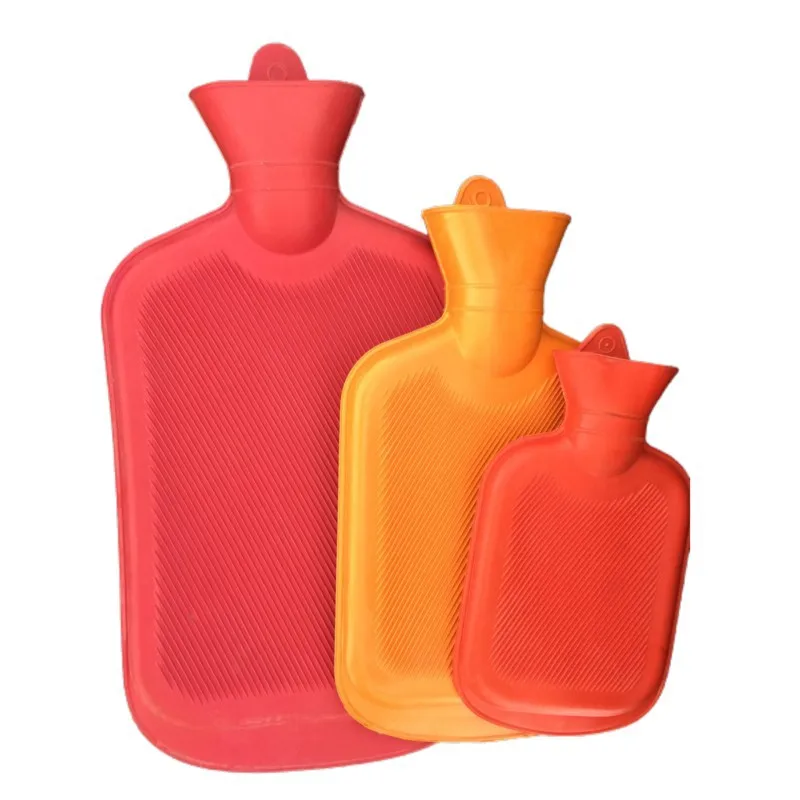 500ML  1000ML 1750ML 2000ML wholesale rubber hot-water bag custom packaging