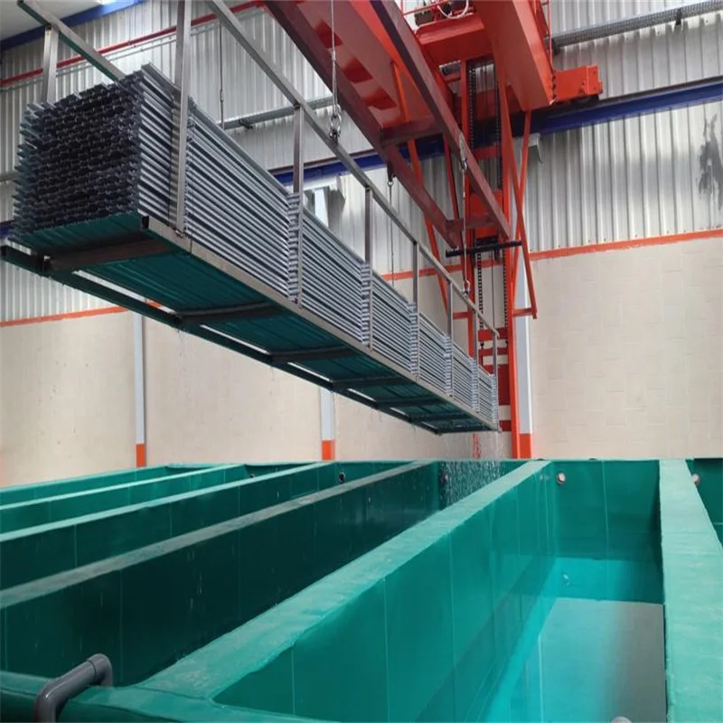 Dipping tank powder coating spray equipment with PLC control system for aluminum profile/steel door/cabinet