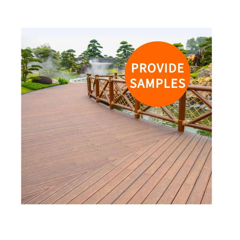 Terrace Anticorrosive Outdoor Floor Engineering Plank Road Carbonized Composite Floor