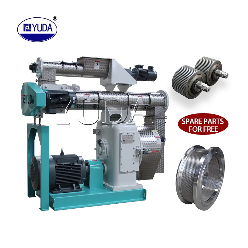 YUDA SZLH350 Pellets Processing Machines Animal Feed Pellet Machine Pelletizer Machine For Animal Feeds 3~7 ton/h