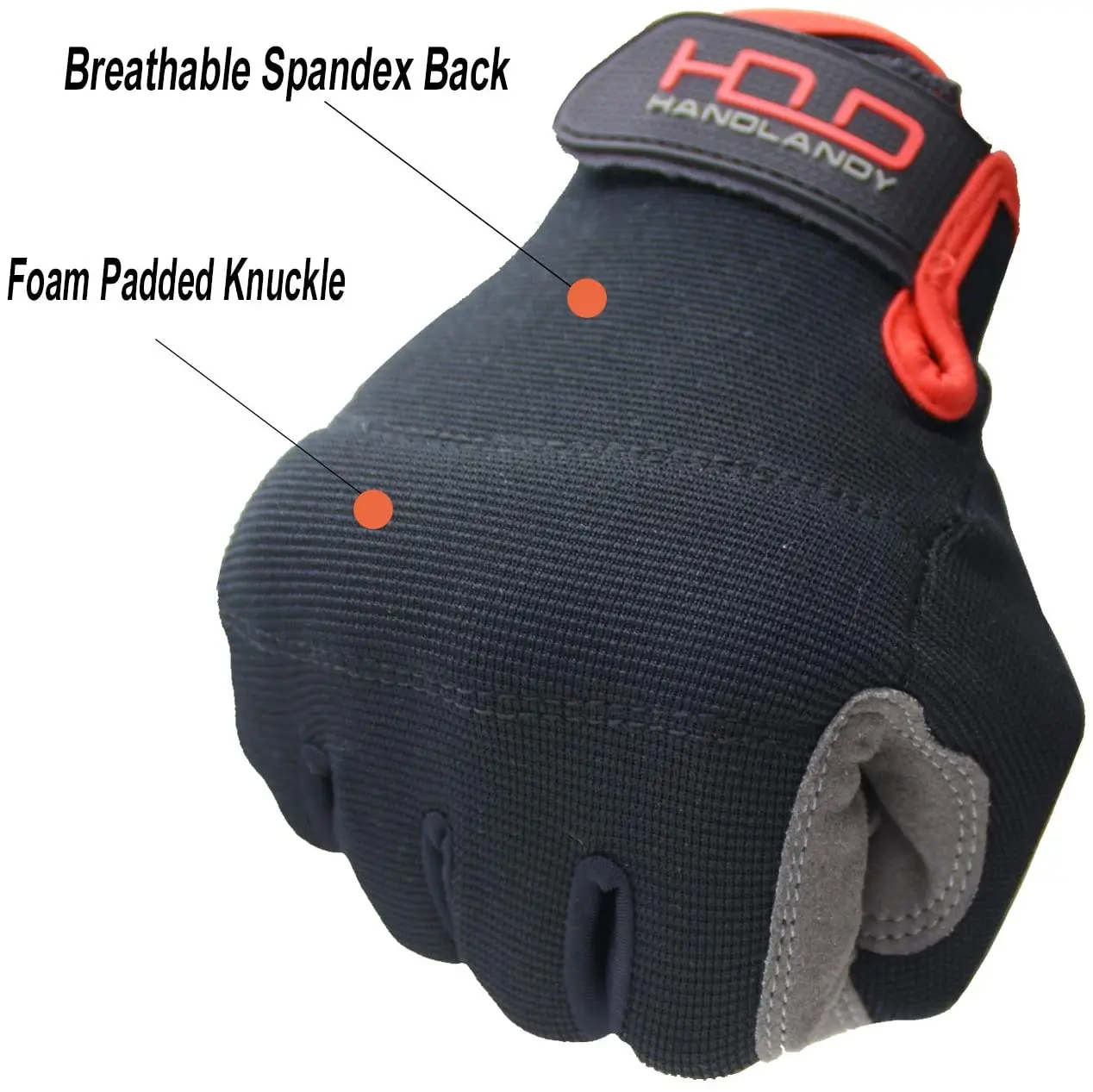 HDD In Stock #5972BK wholesale black touch screen microfiber hand  multi purpose liaht duty work gloves