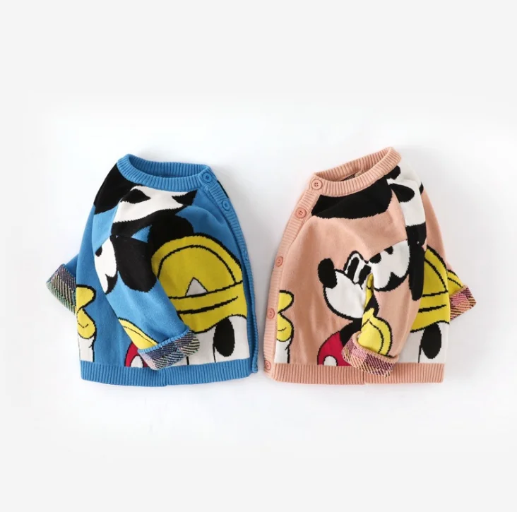 
File Cartoon Character Cotton Quality Baby Sweater 
