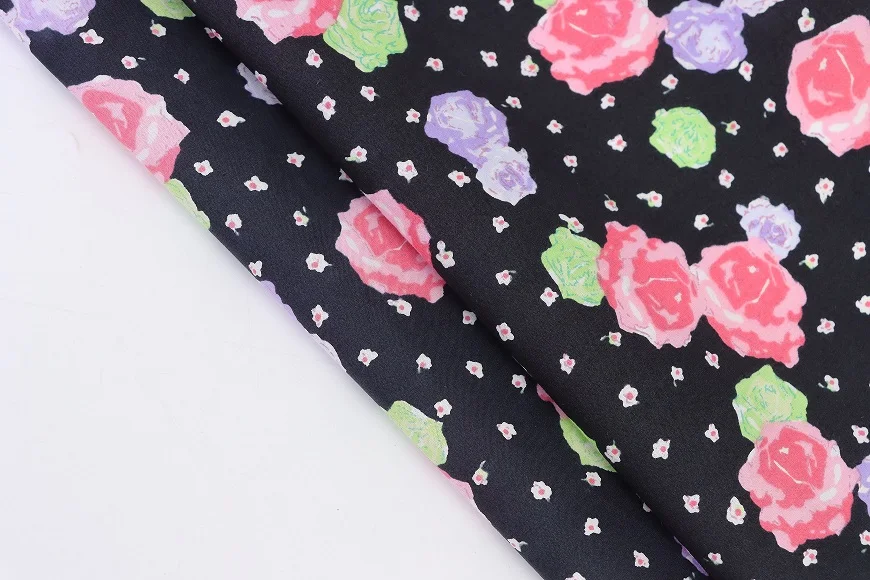 100%Cotton B417 Nano Cotton Print Fabric Textile Custom Design Plain Woven Fabric for Women for Cloth