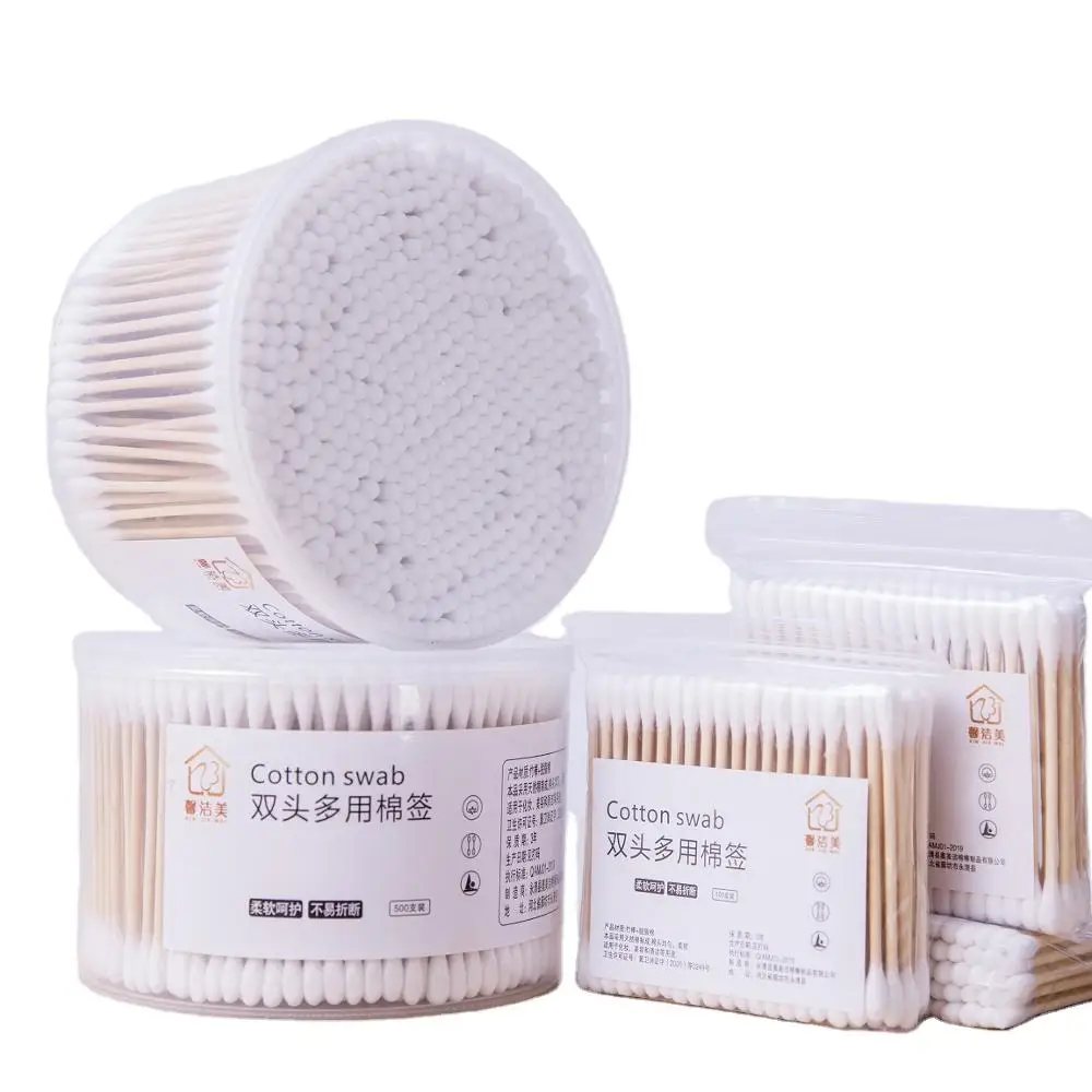 Ear Q Tips , Printing Paper Cotton swab for daily use