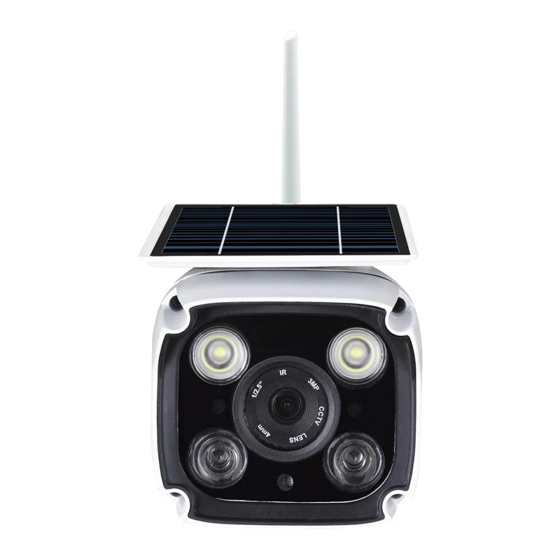PTZ Solar Panel Powered Wifi Wireless Security 4G Lte Cctv Camera battery surveillance camera Large-capacity battery
