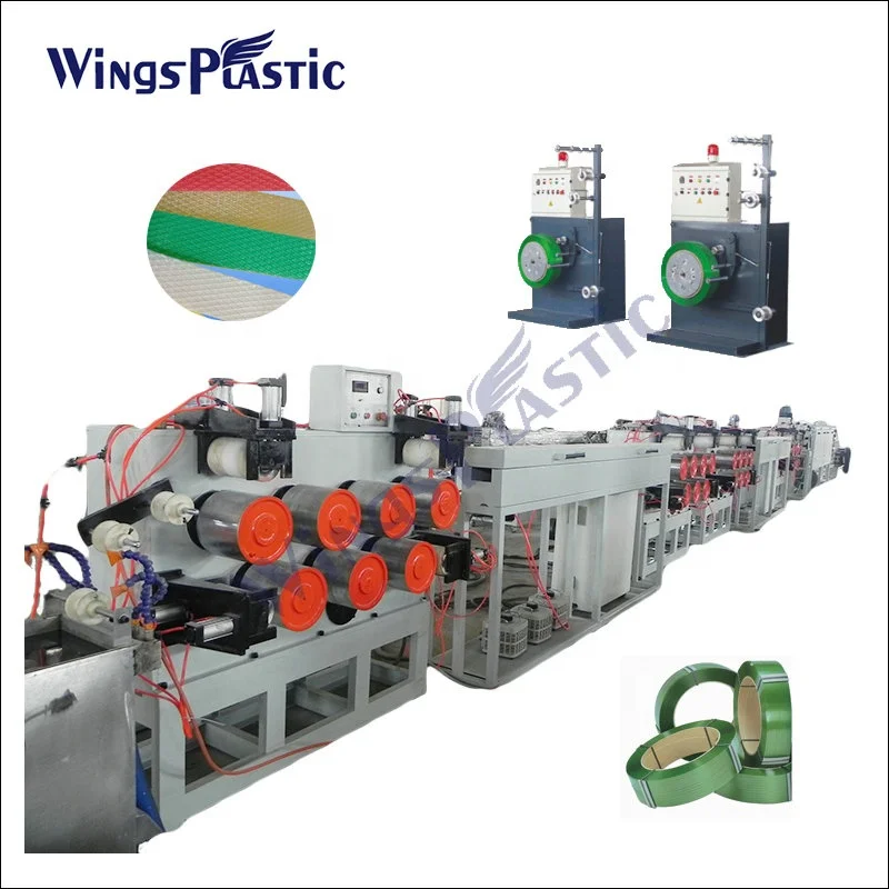 PP  PET Packing Belt Extrusion Line Making Machine PP PET Strapping Belt Tape Production Line
