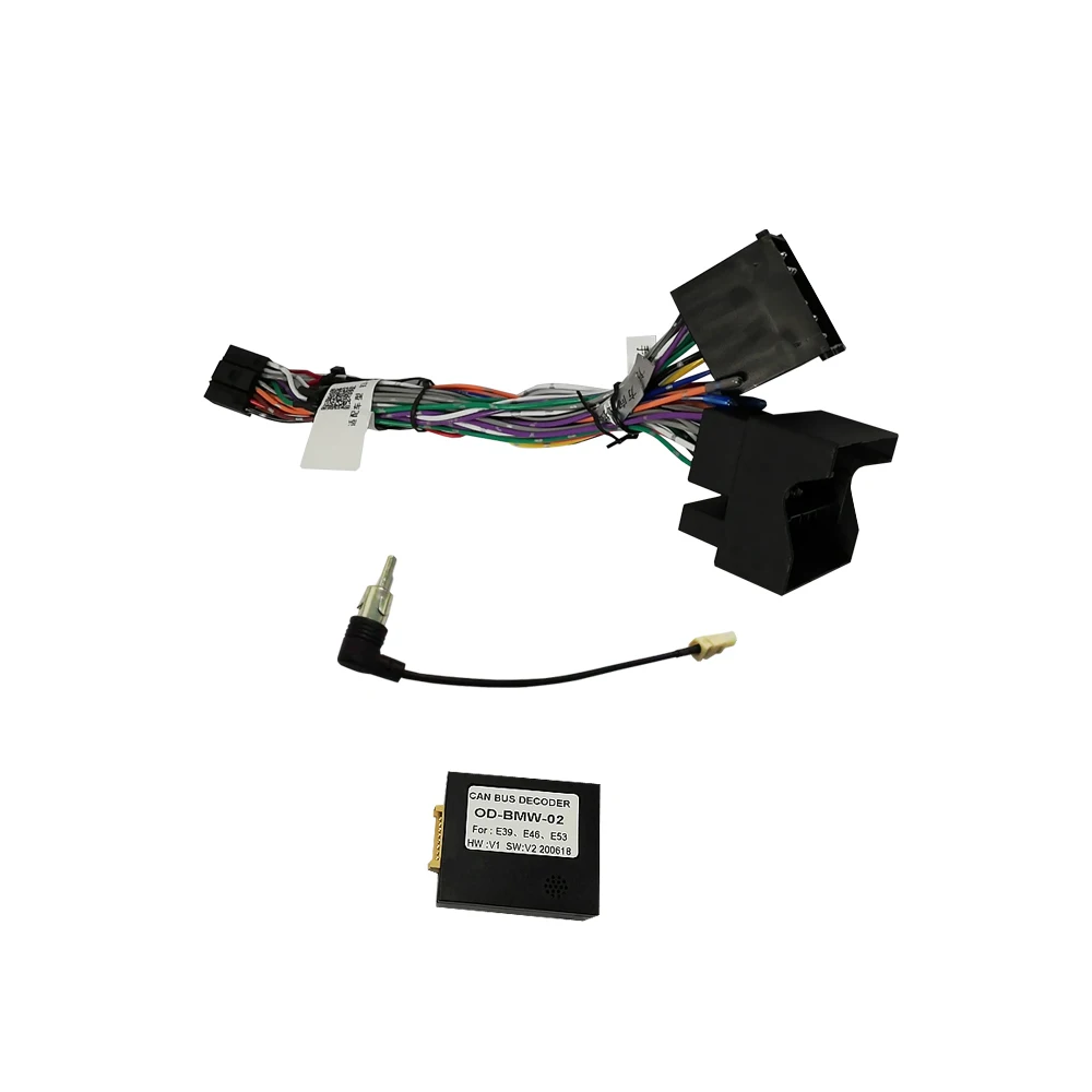 Car Stereo Audio Conversion Wire Plug Adapter For BMW E39/E46 ISO CD Radio Wiring Harness Original Head Units Cable