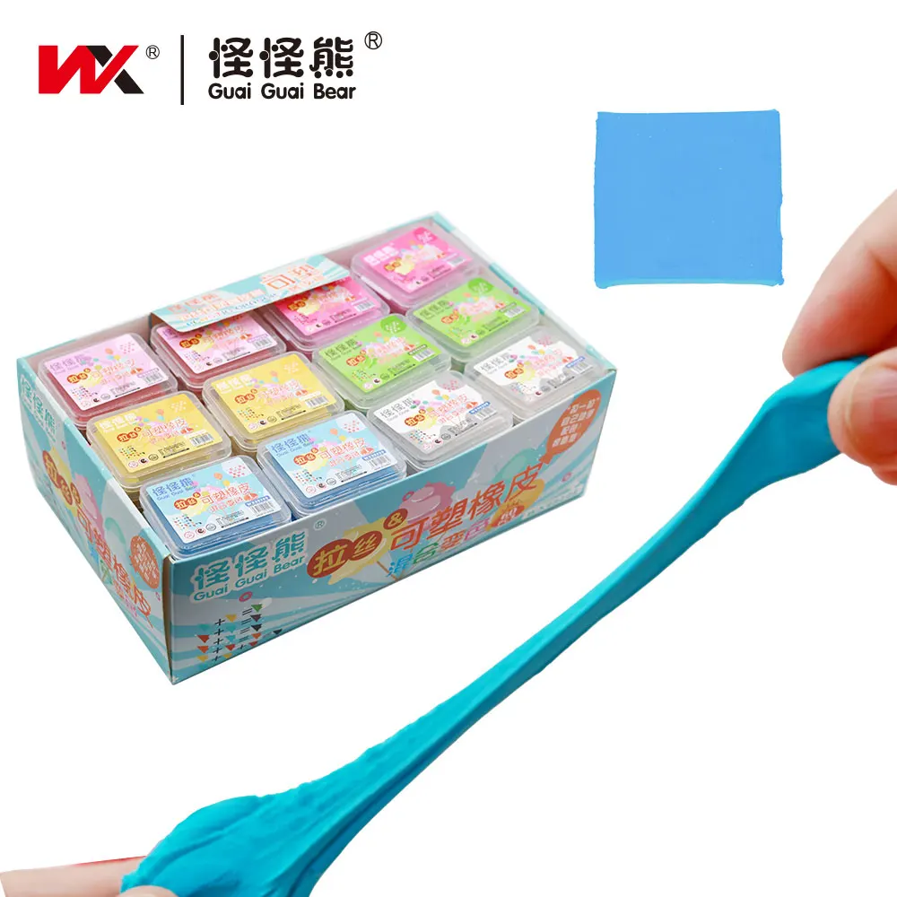 Wholesale Custom Art Sketching Eraser Pencil Soft Sticky Kneadable Flexible Gum Eraser for Artists