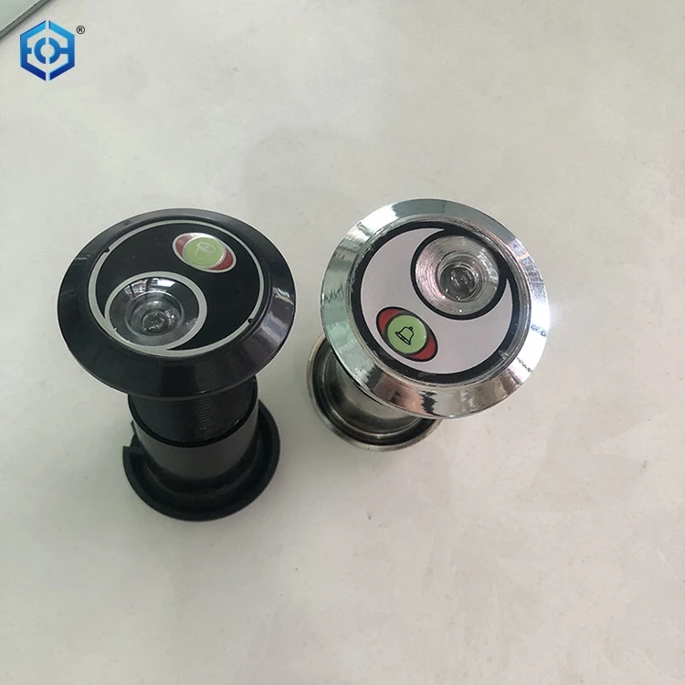China supplier 180 degree Plastic door bell door peephole viewer