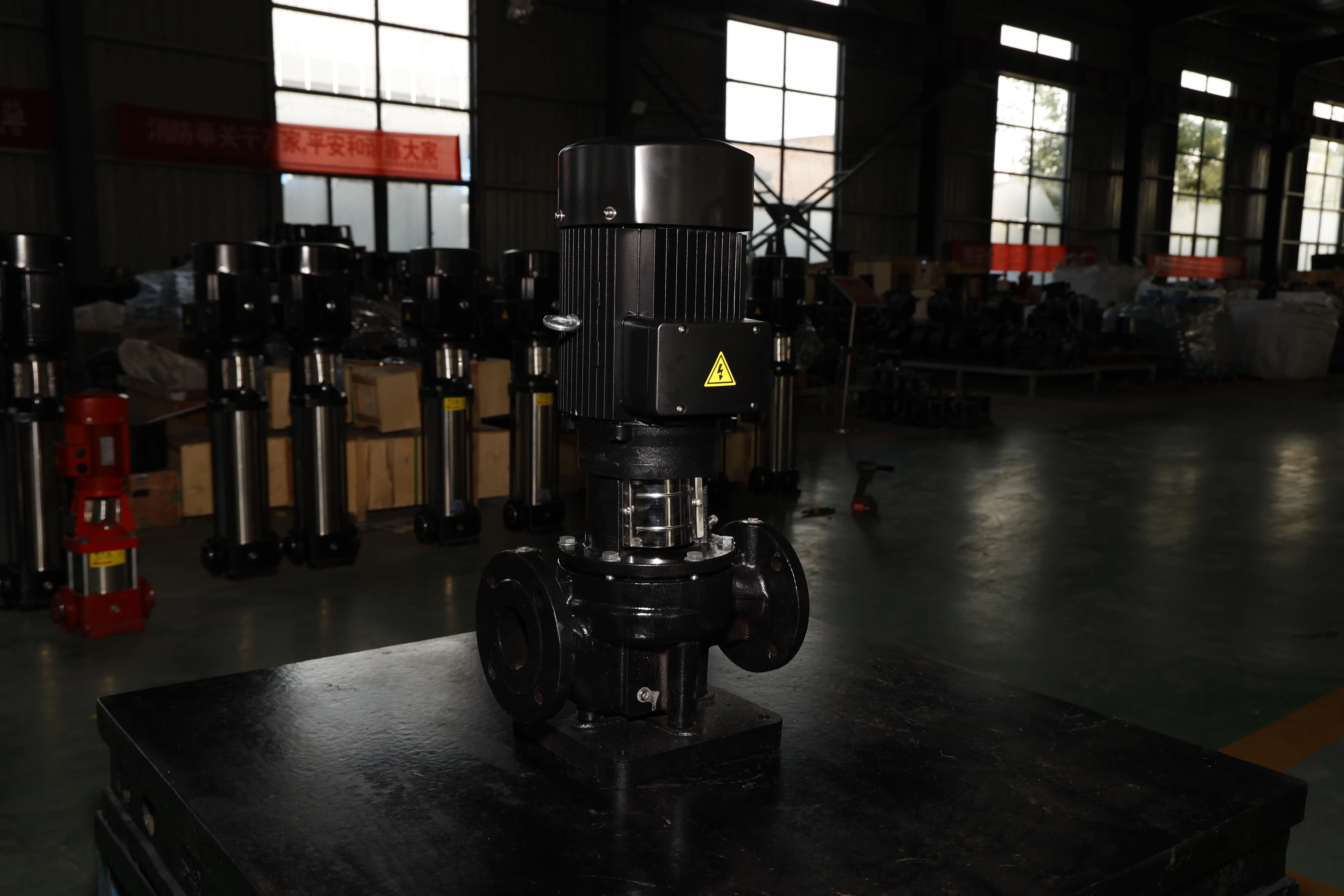 High Efficiency 5KW Single Stage Cast Iron Pipeline Circulation Pump Food Marine Multistage OEM Customizable