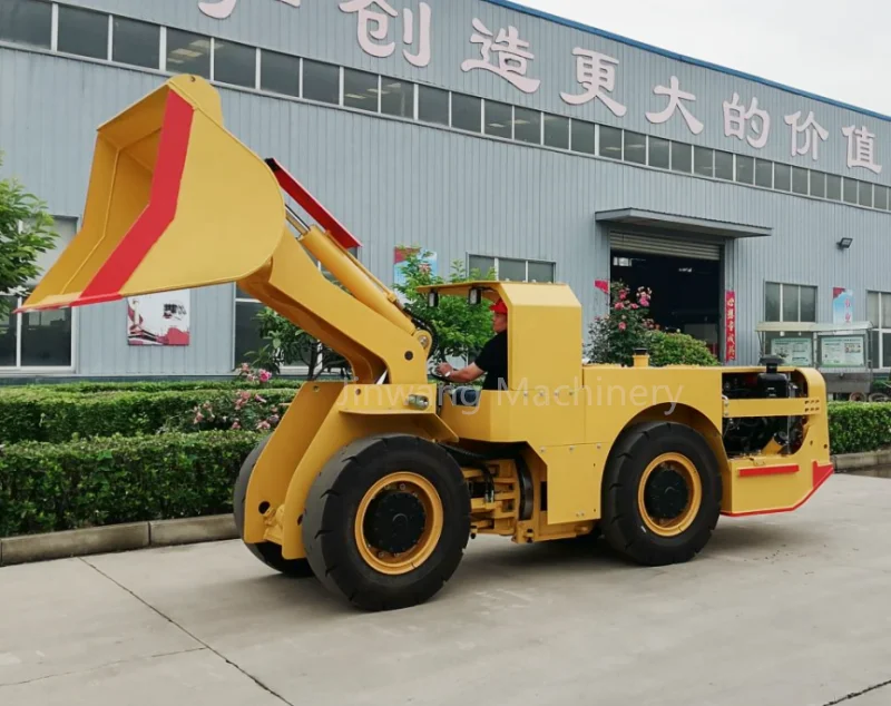 Jinwang Mining LHD Transportation Equipment Underground Mining Truck With Diesel Engine WJ-1 4 Wheels