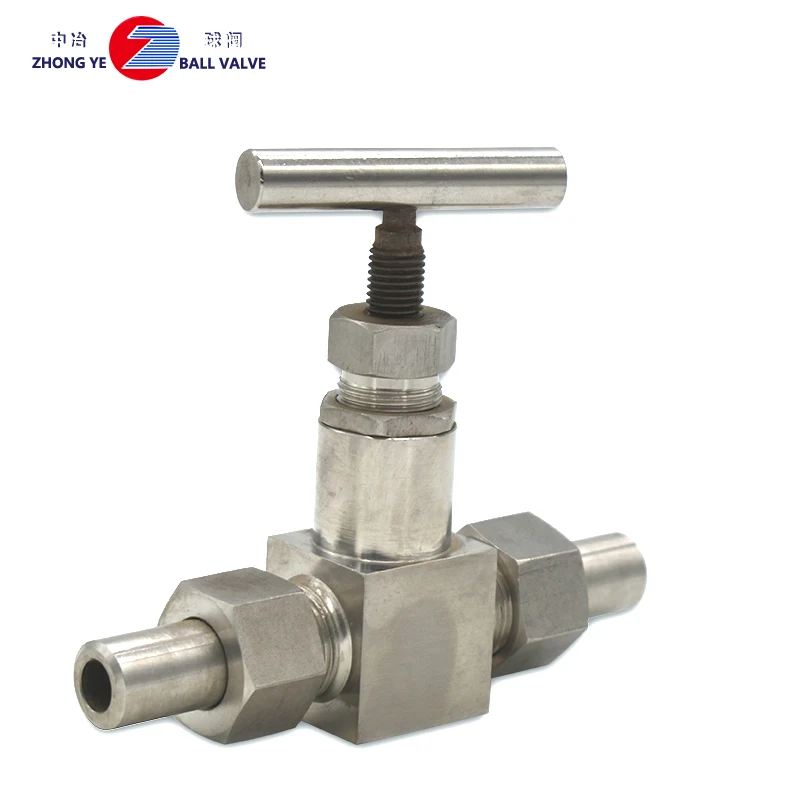 Factory Directly Supply  DN3 J91WH-25-320 Clamp-type needle shut off valve for instrument piping