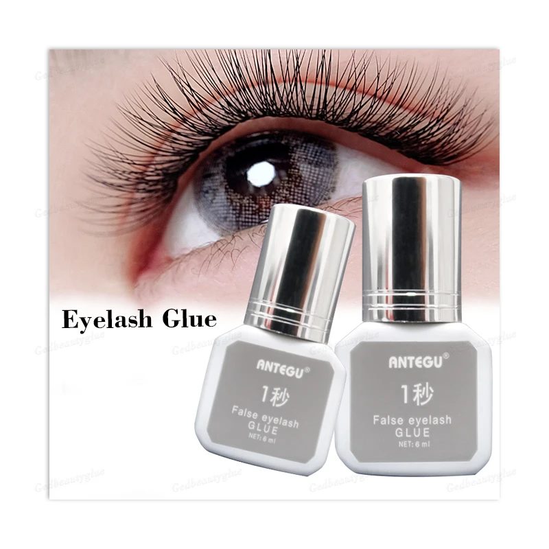 Strong Lash Glue Fast Drying Professional Eyelash Extension Glue for Salon Uv Led Star Speed Eyelash Glue 2 Seconds 6ml/bottle