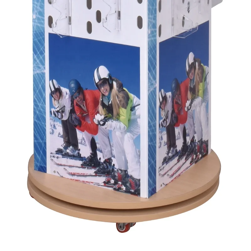 Optical glasses floor display stand glasses turntable with mirror can hang 168 pairs of sunglasses display stand