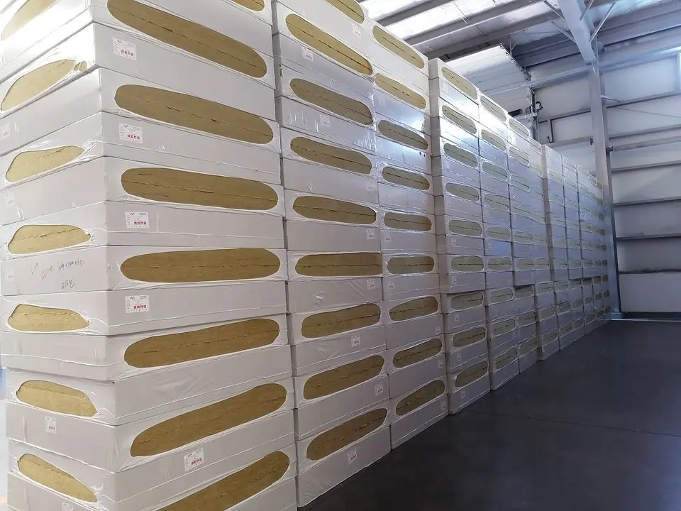 ISOKING Rock Wool Mineral Wool Panel for Steel Roofing and Cladding Insulation