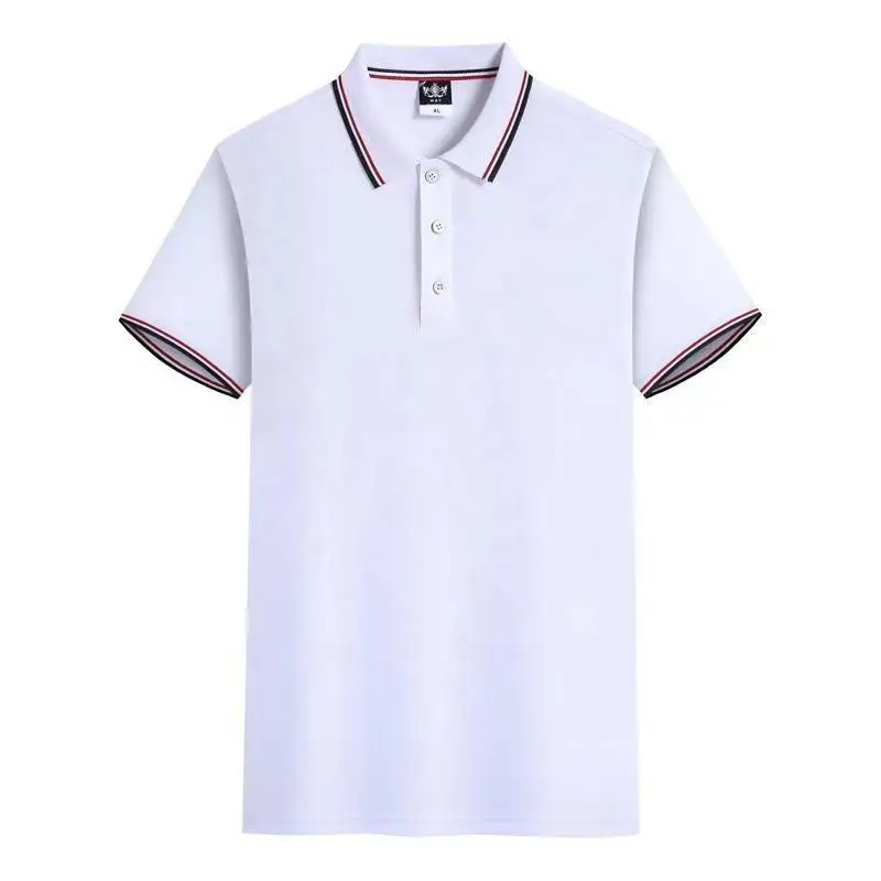Wholesale Silk Cotton Embroidery Logo Polo Shirts High Quality Plain Golf Polo T-shirts Custom Polo Shirt