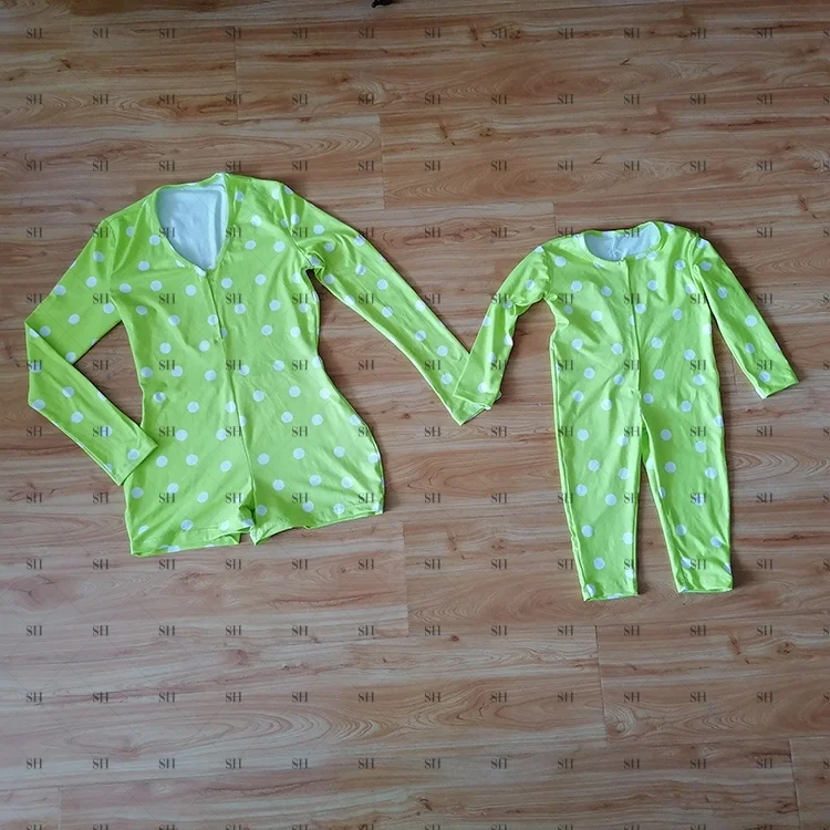 Оптовая продажа, 2020, Детская Хлопковая пижама-комбинезон с длинным рукавом и принтом для родителей, Удобная стильная Пижама