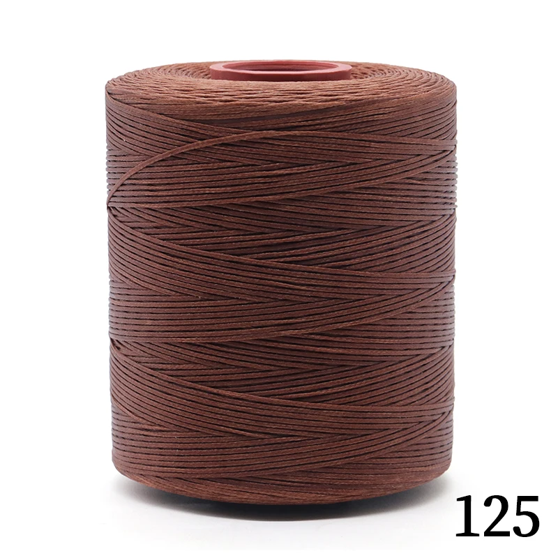 wholesale flat wax thread 100% polyester for sewing shoes