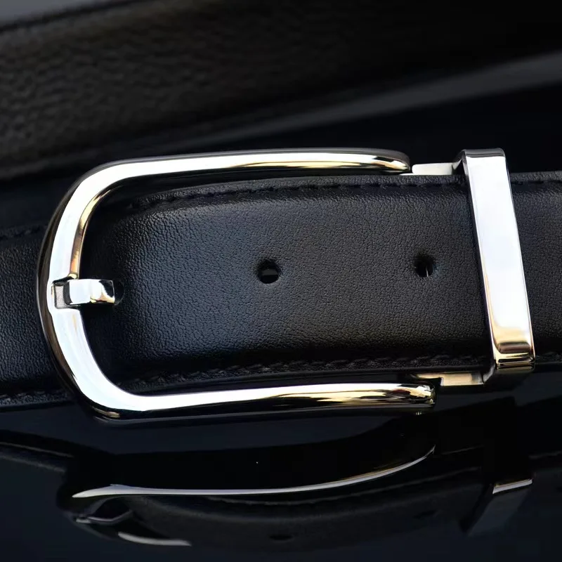 Buckle Manufacturers Vintage metal belt buckle Classic reversible zinc alloy belt buckle