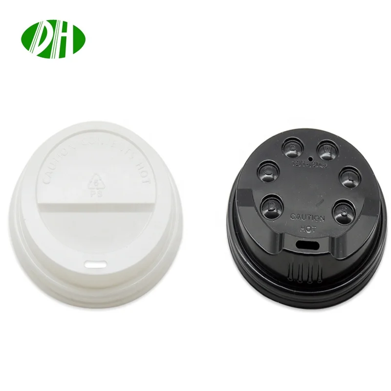PS Plastic Lids for Hot Coffee Cup