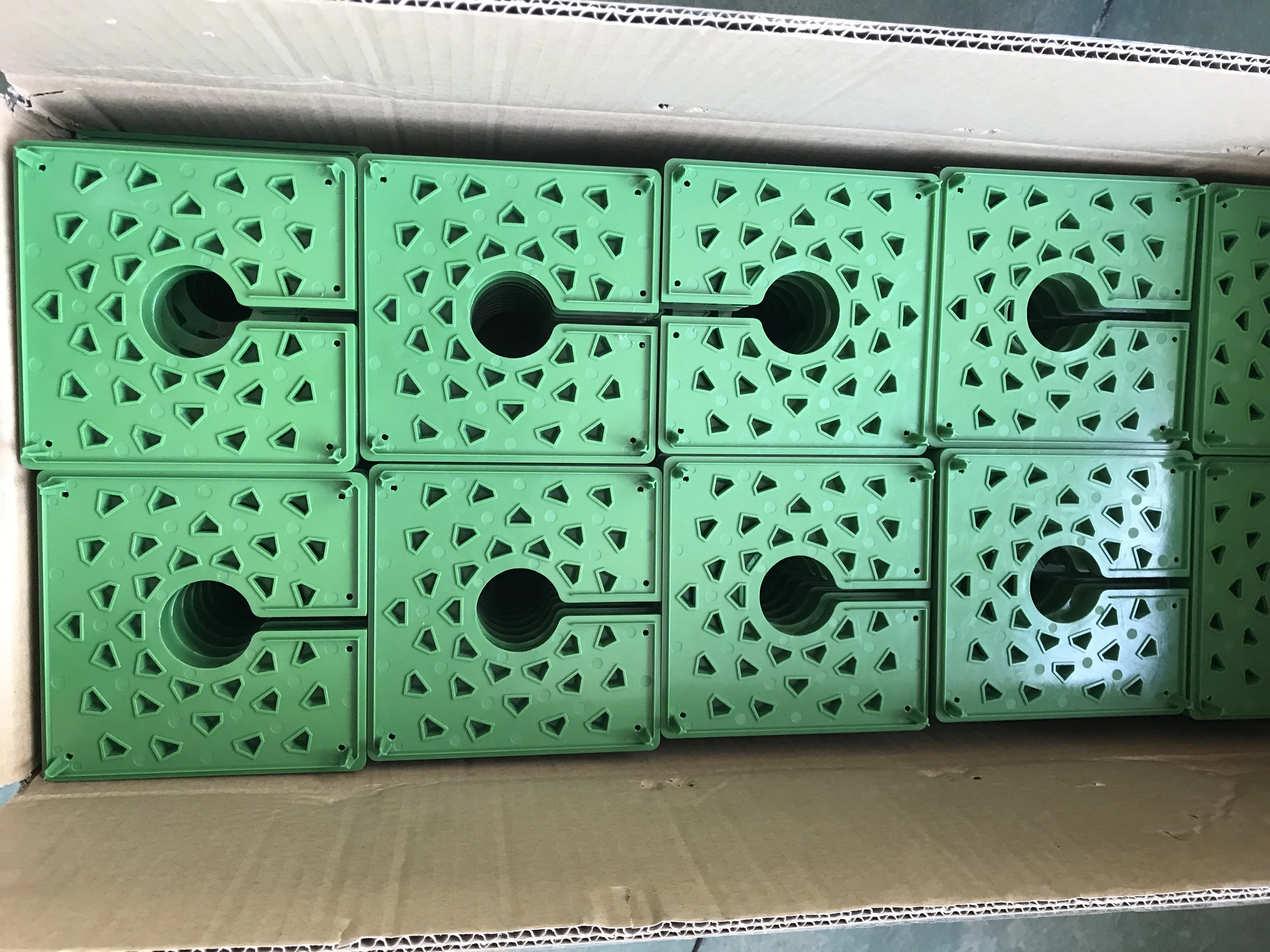 Подбородок-floracap пластиковая крышка блока-6-дюймовый для парника