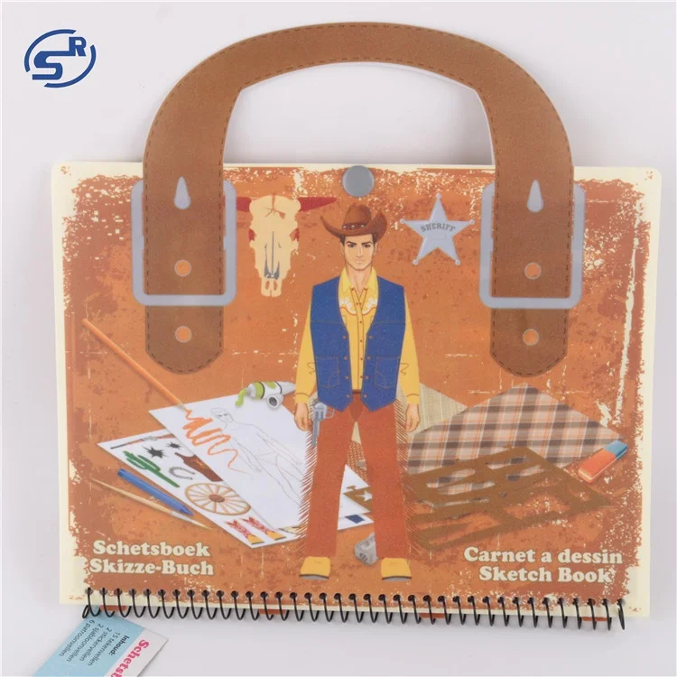 
Sunrise Accept Custom OEM Paper Colored Model Fashion Design Book 