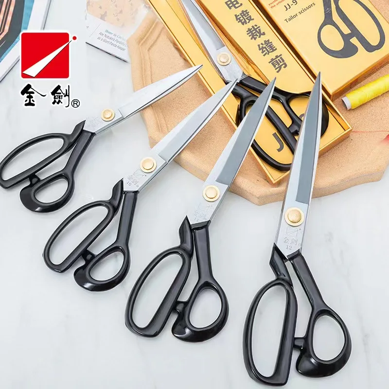 Wholesale Factory Stainless Steel Black And Red Handle School Office Scissor Multifunctional  Household Stationery Scissors