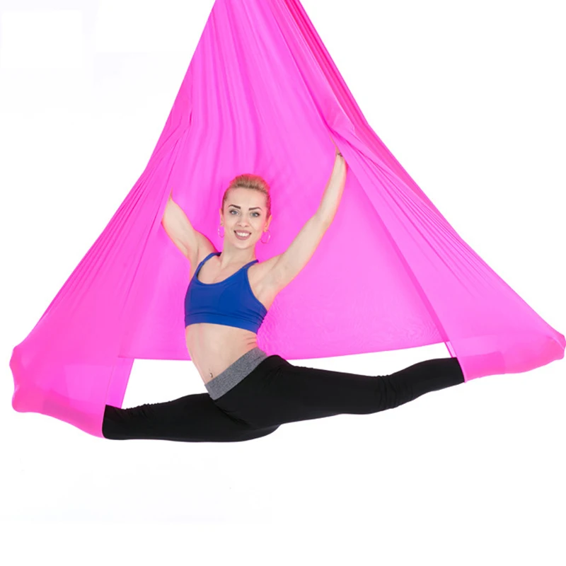 Real Tricot 40 Denier aerial yoga hammock fabric set cheapest antigravity yoga hammock