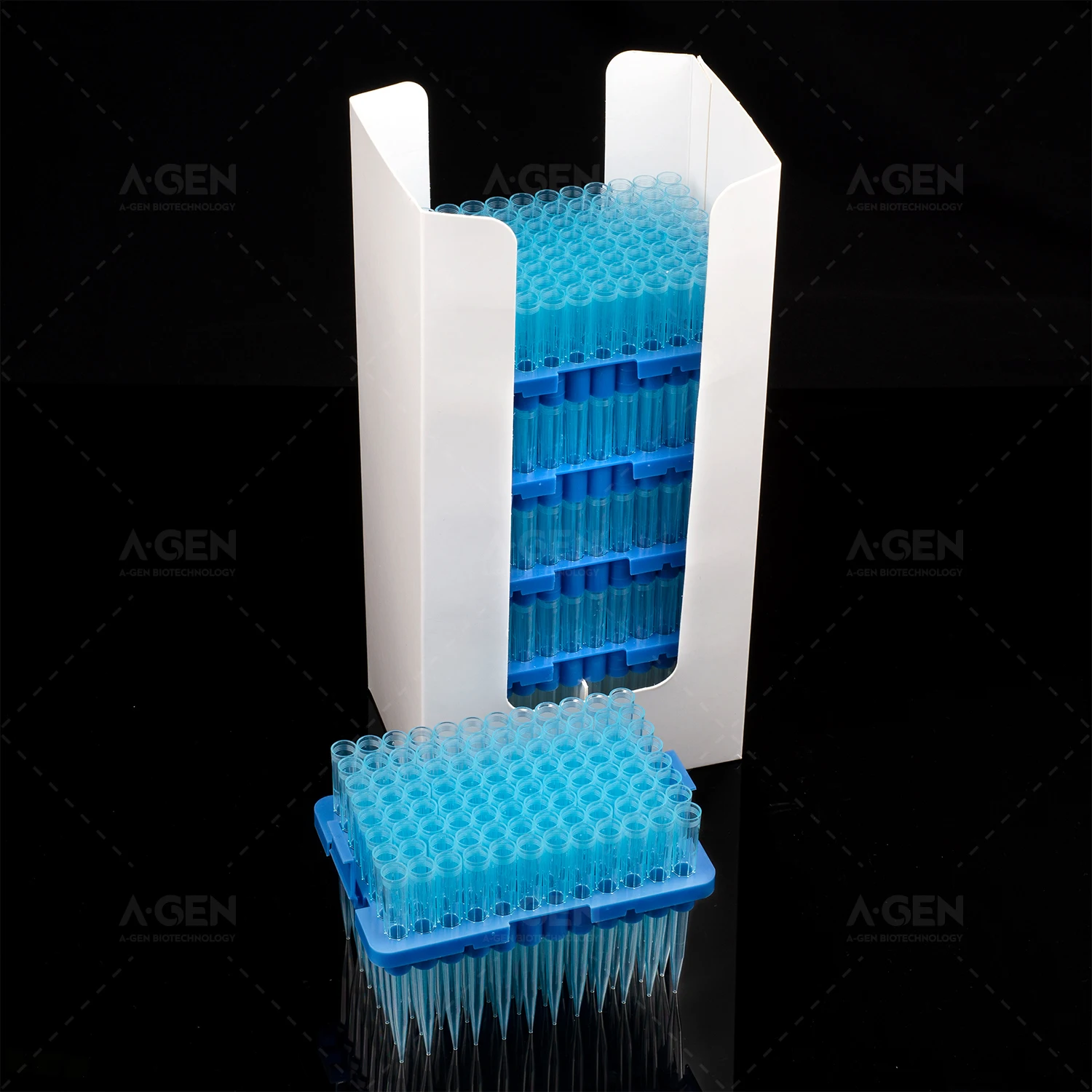 polypropylene reload pack lab consumable 1250uL pp material Pipette Tips Without Filter low-retention is optional