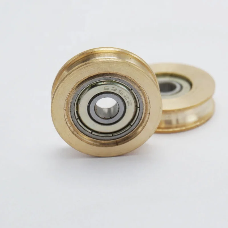 Performance plastic nylon pulley wheels with ball bearings 626zz