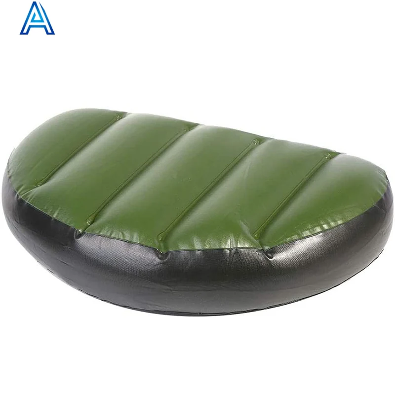 Thickened air blow PVC inflatable boat seat boat cushion for folding comfortable raft cushion