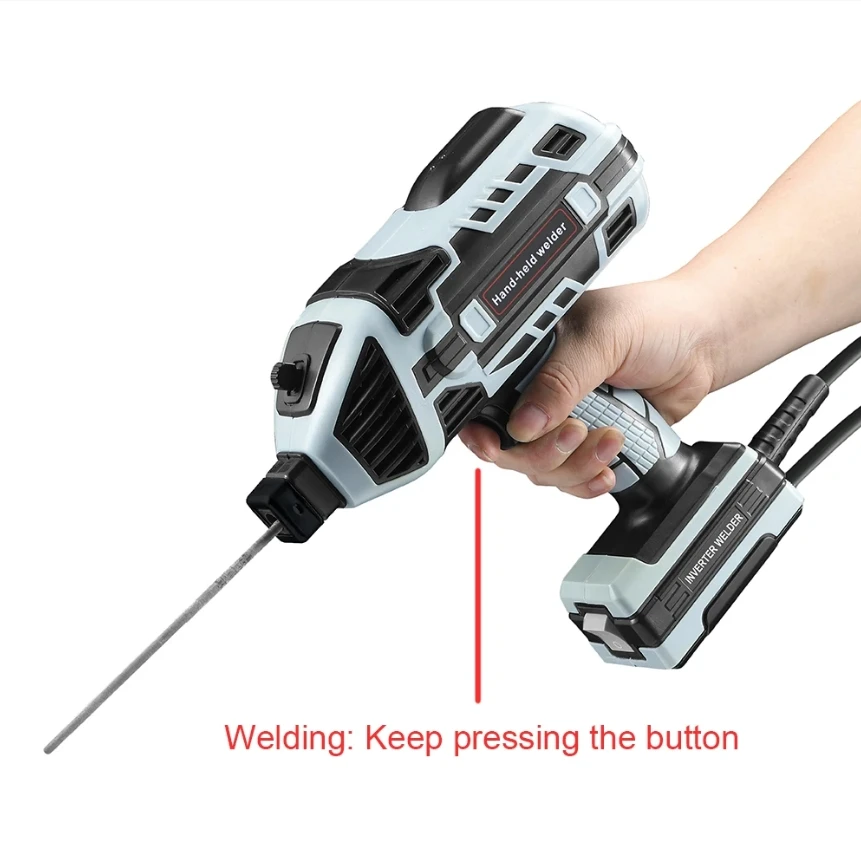 Hot Selling 110V/220V Electric Welding Machine Handheld Portable MINI Welder Small Inverter OEM/ODM ARC Welders Grey Household