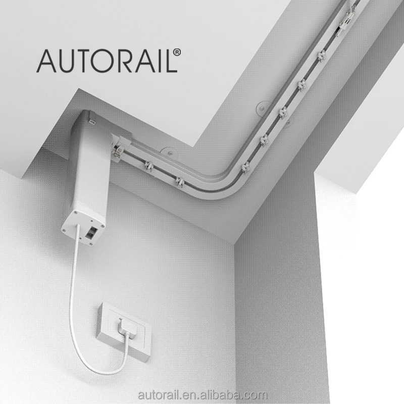 Low noise Auto position wireless motorized curtain motor for smart home