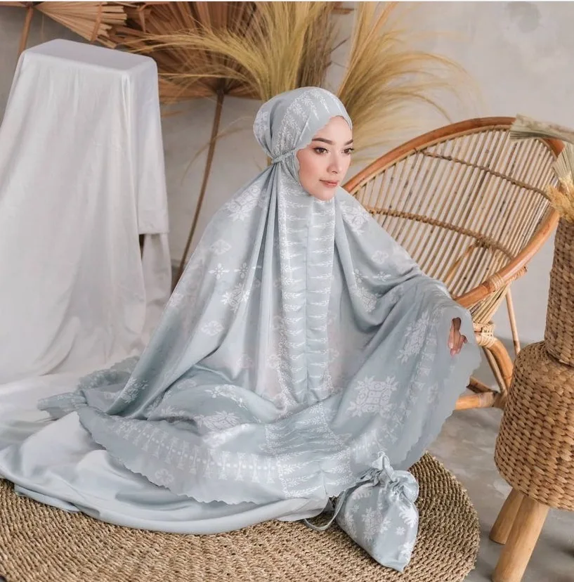 New Design Modern Islamic Clothing Soft Muslim Women Pant Suits Two Piece Abaya Dress Prayer Clothing Modest Khimar Hijab Abaya