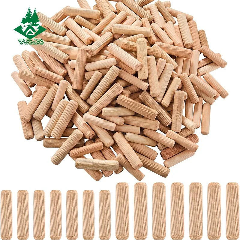 Spiral/fluted Multi-grooved Wooden Dowel Pin for Sale